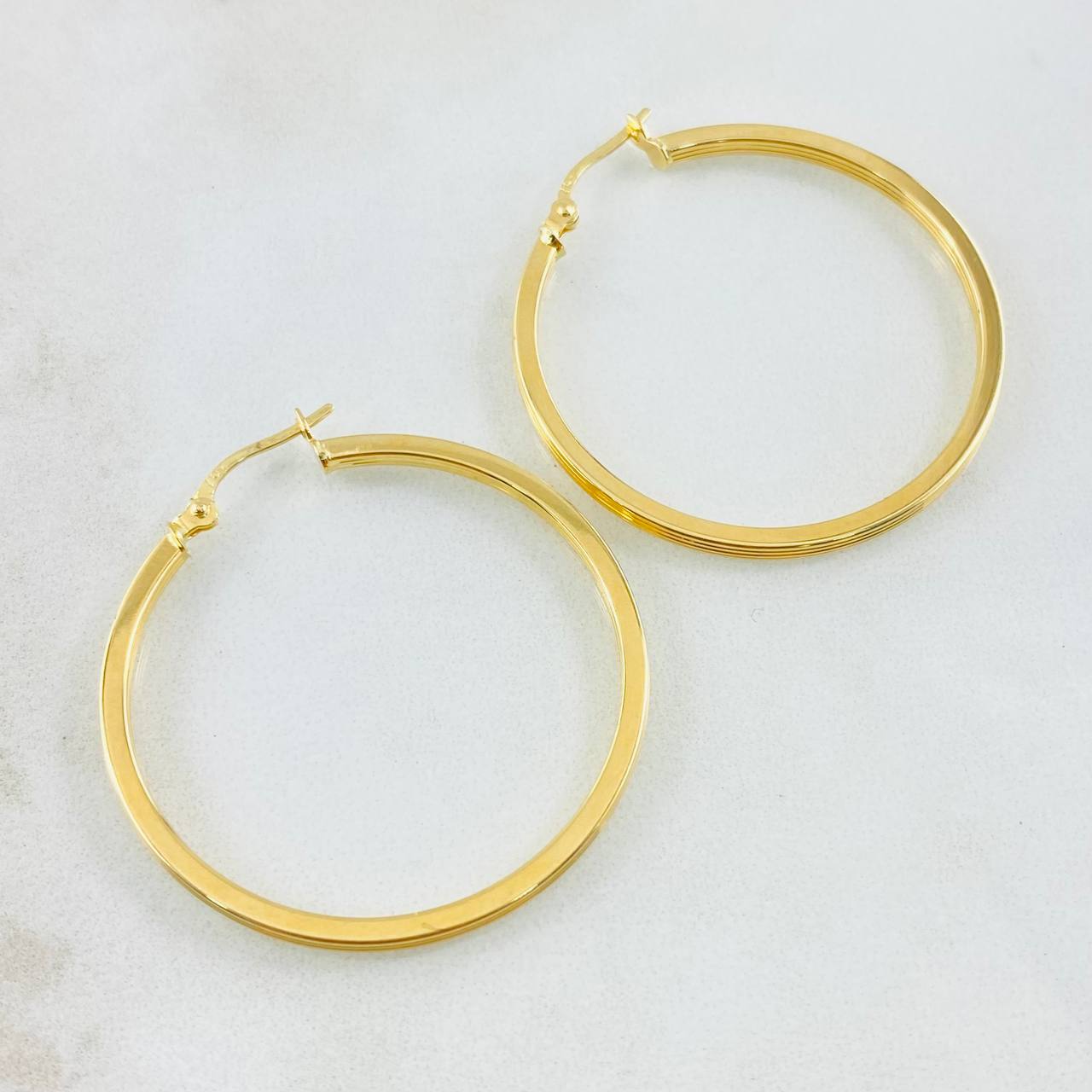 Candongas Andy 2.4gr / 3.8cm / Oro Amarillo 18K