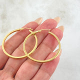 Candongas Andy 2.4gr / 3.8cm / Oro Amarillo 18K