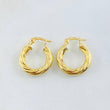 Candongas Mati 2gr / 1.9cm / Oro Amarillo 18K ©