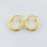 Candongas Emmi 1.45gr / 1.8cm / Oro Amarillo 18K ©
