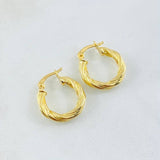 Candongas Emmi 1.45gr / 1.8cm / Oro Amarillo 18K ©