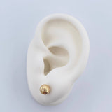 Topos Bola 0.7gr / 6mm Diamantada Oro Amarillo &