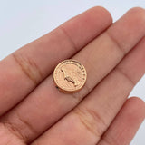 Herraje Virgen Milagrosa 0.75gr / Oro 18K $