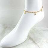 Tobillera GC Dijes 4.85gr / 24cm / Oro 18K ©