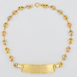 Pulso Gc Placa curva rectangular 2.6g / 18.2cm / 4.1mm Tres Oros 18K