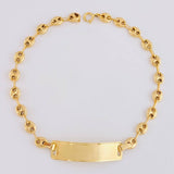Pulso Gc Placa Curva rectangular 2.75g / 18.5cm / 4.1mm Oro Amarillo 18K