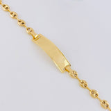 Pulso Gc placa curva rectangular 2.7g / 18.4cm / 4.2mm Oro Amarillo 18K