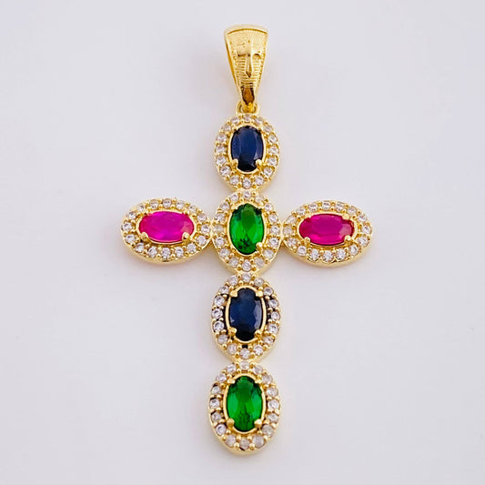 Dije Cruz tupida 3.95g / 4.5cm Oro Amarillo 18K