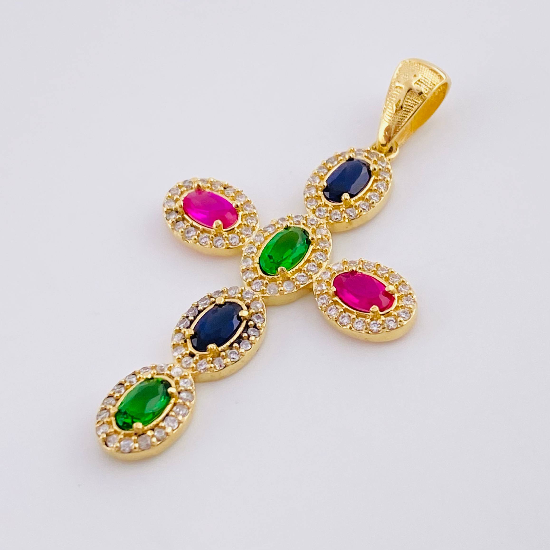 Dije Cruz tupida 3.95g / 4.5cm Oro Amarillo 18K