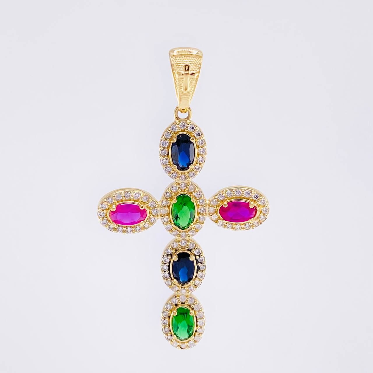 Dije Cruz tupida 3.95g / 4.5cm Oro Amarillo 18K