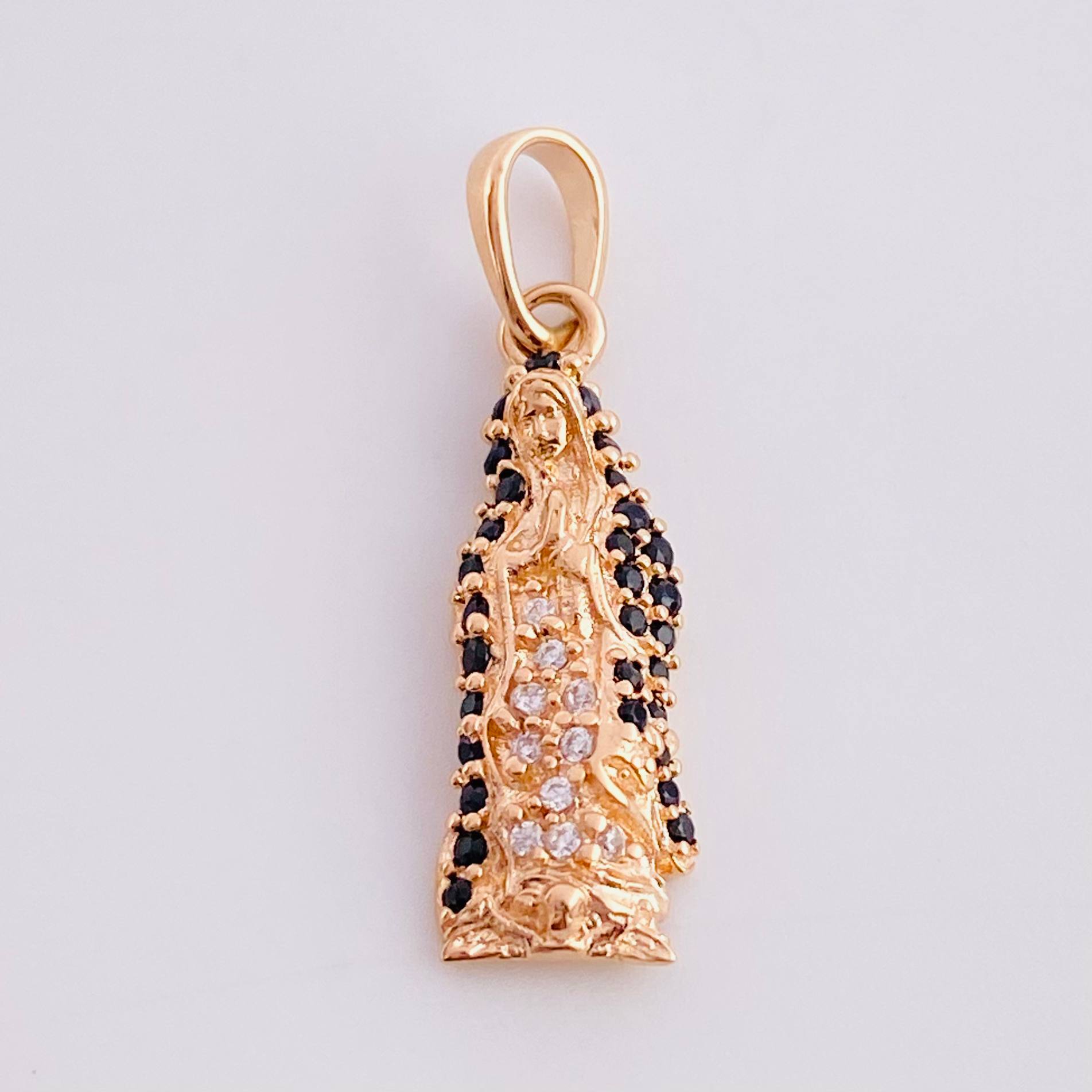 Dije Virgen de guadalupe 1.65g / 2.5cm Oro Rosa 18K