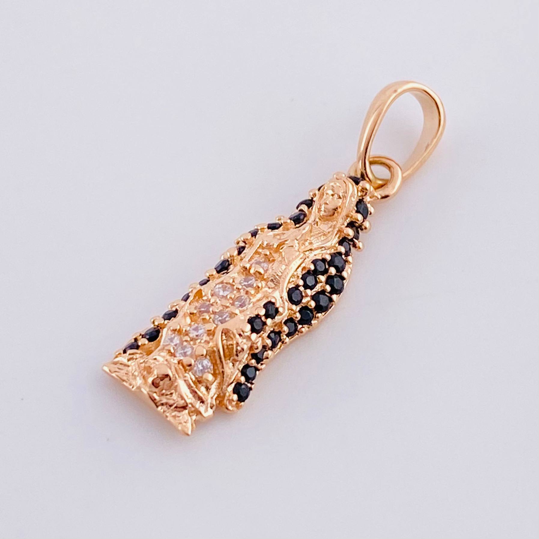 Dije Virgen de guadalupe 1.65g / 2.5cm Oro Rosa 18K