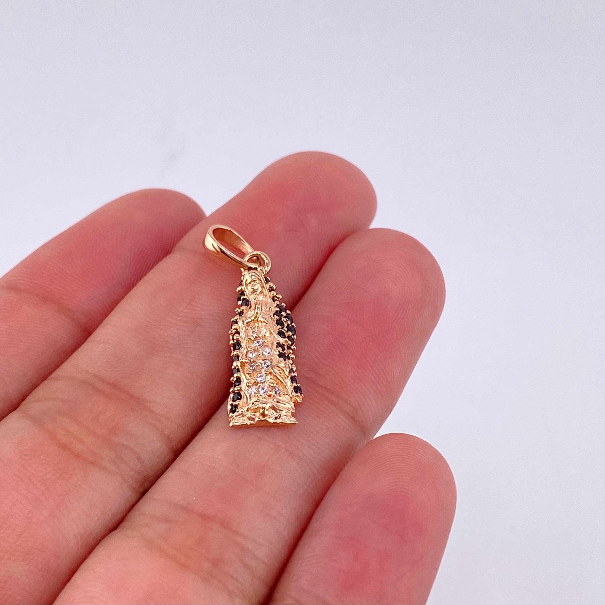 Dije Virgen de guadalupe 1.65g / 2.5cm Oro Rosa 18K