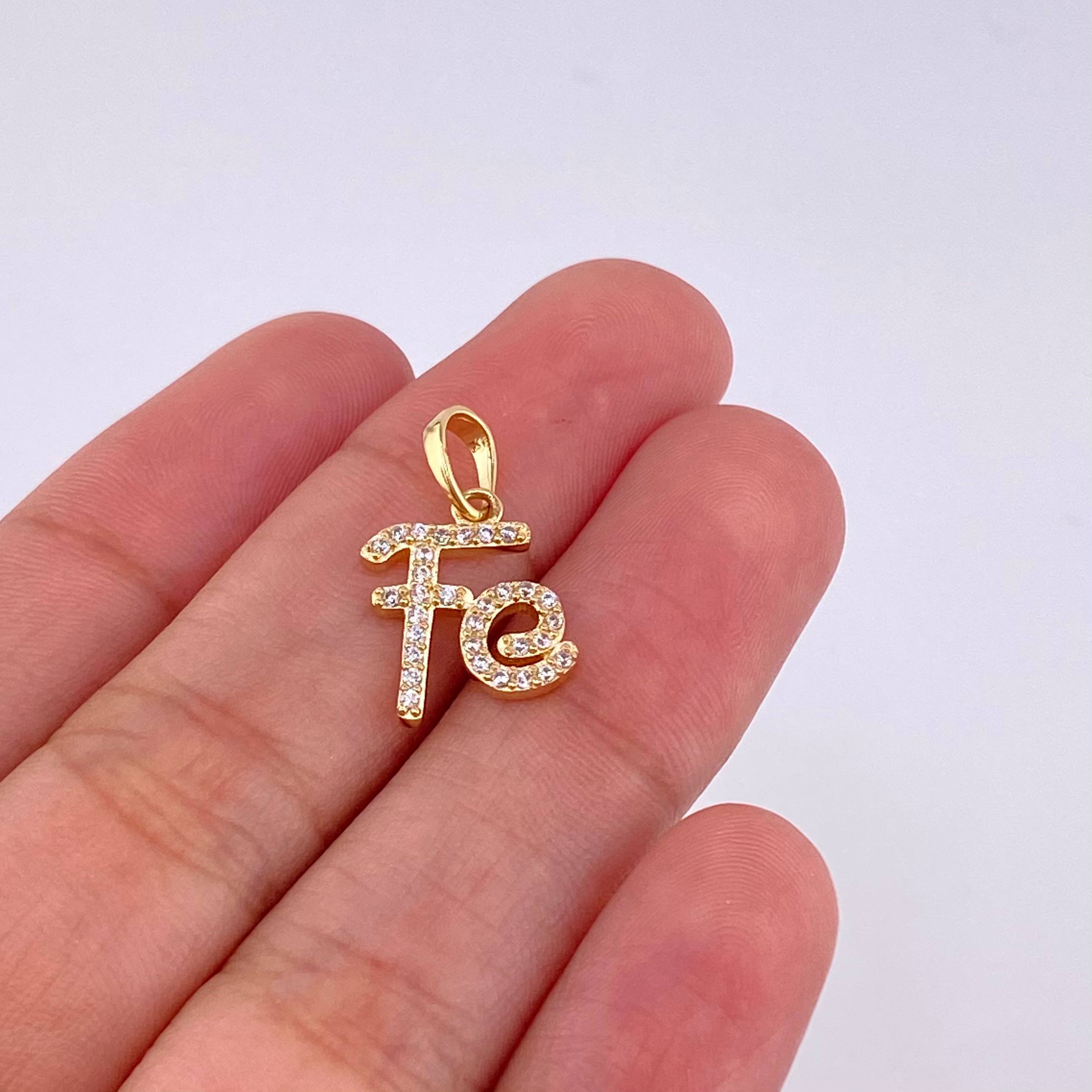Dije Fe 1.45g / 2cm Oro Amarillo 18K