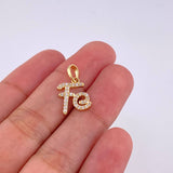 Dije Fe 1.45g / 2cm Oro Amarillo 18K