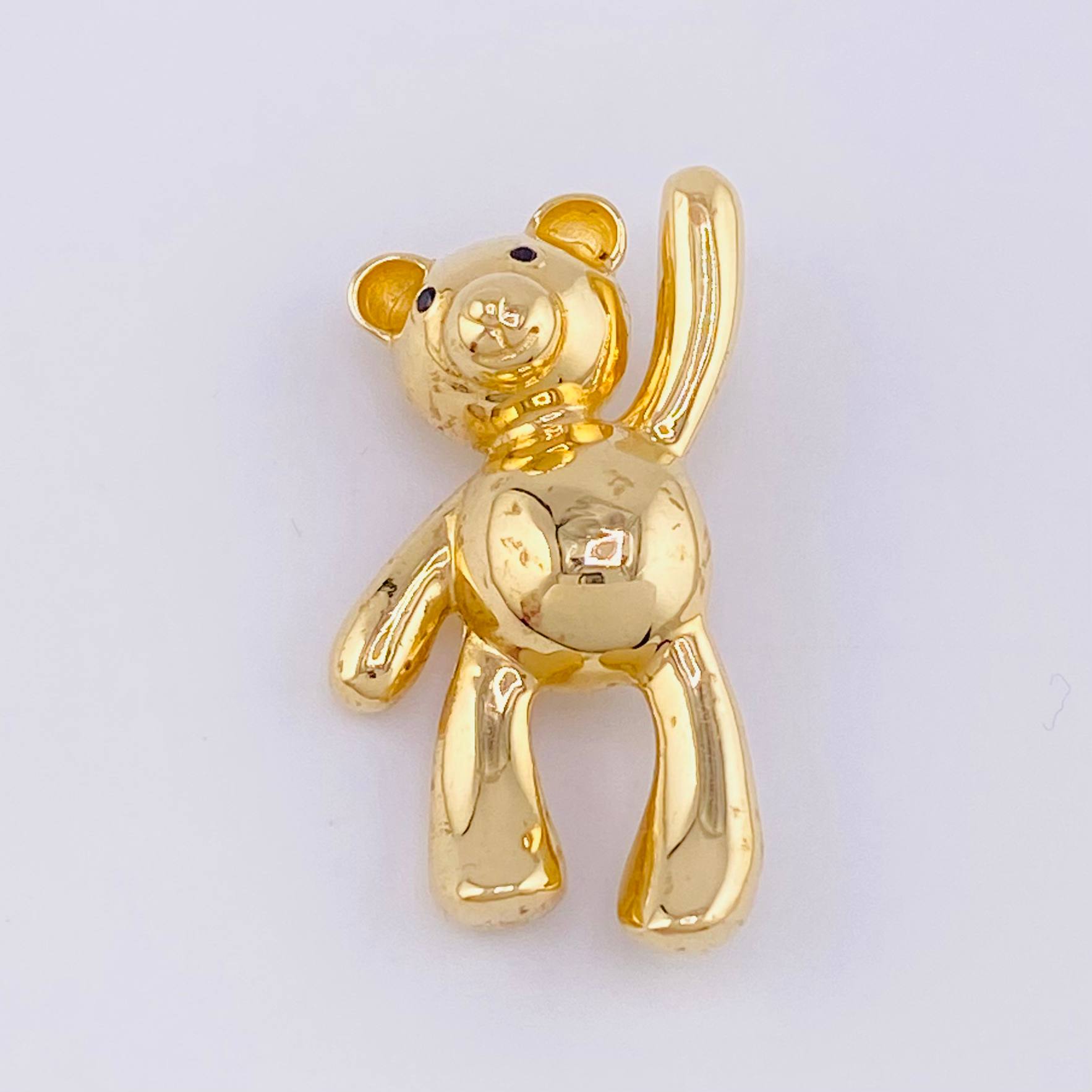 Dije Oso manito levantada 4.75g / 2.7cm Oro Amarillo 18K