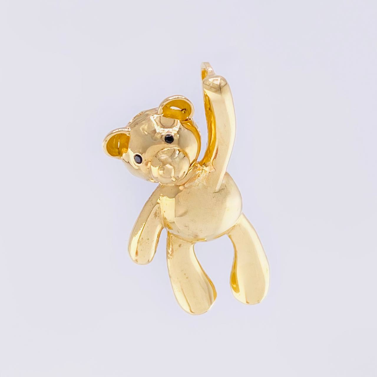 Dije Oso manito levantada 4.75g / 2.7cm Oro Amarillo 18K