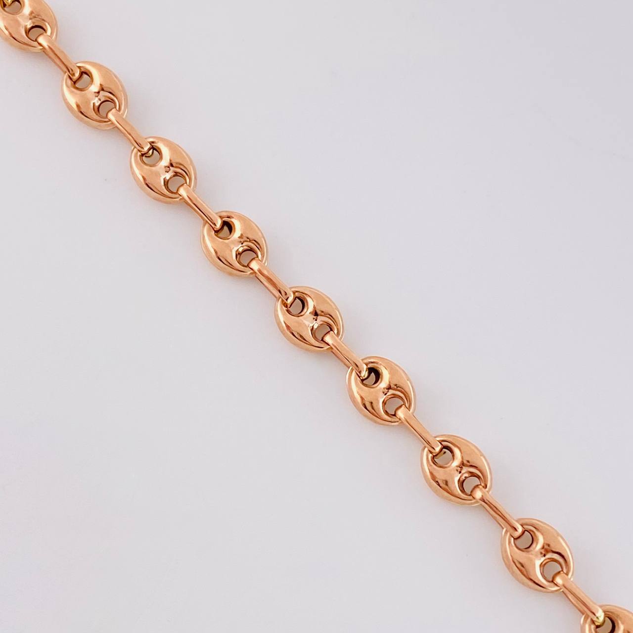 Cadena Gc 10g / 60cm / 5.1mm Oro Rosa 18K