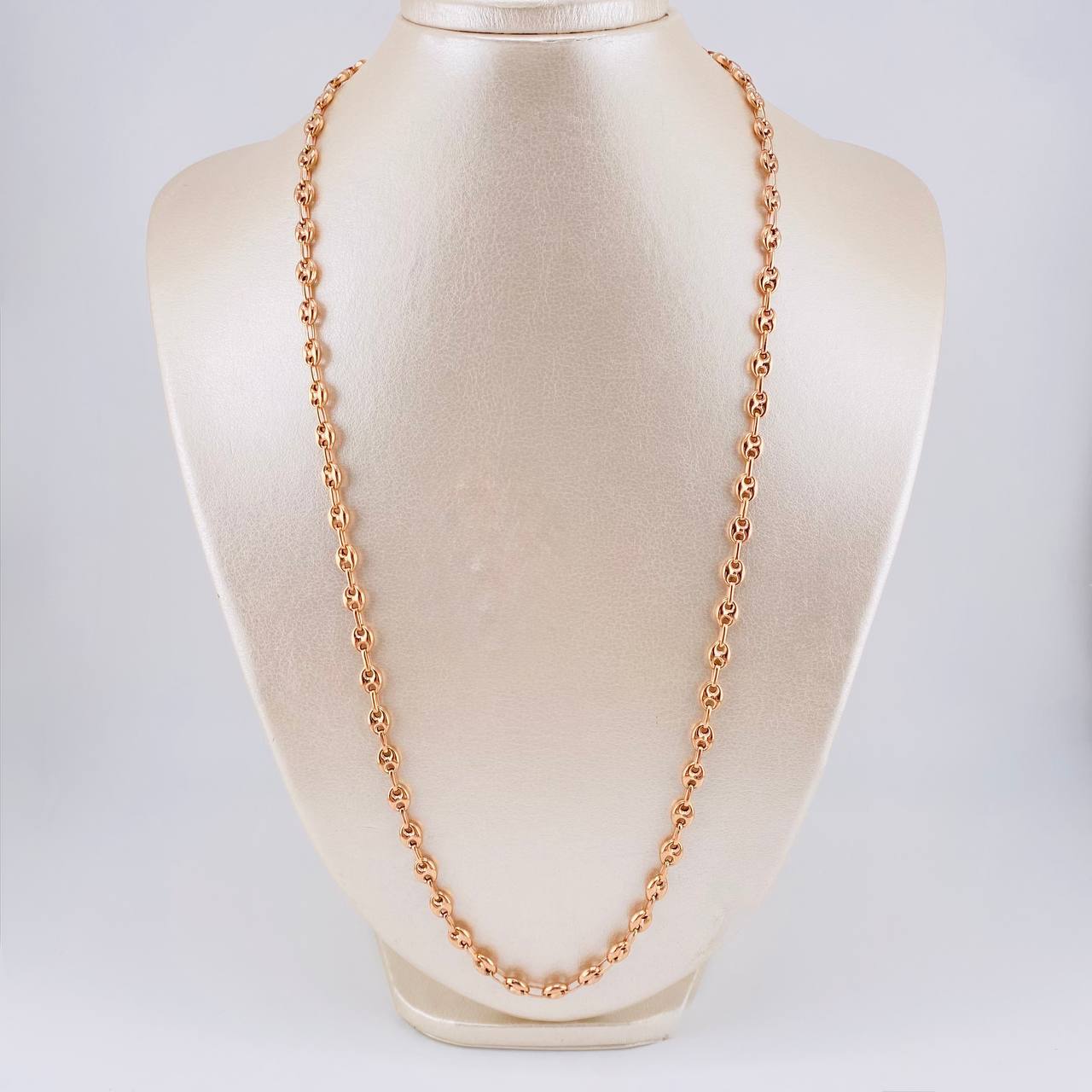 Cadena Gc 10g / 60.4cm / 5.1mm Oro Rosa 18K