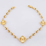 Pulso GC Trebol 4.25gr / 19cm / 4.2mm Oro Amarillo 18K