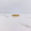 Anillo Bolas 2.3gr / T5 3/4 / Lisos Oro Amarillo 18K $