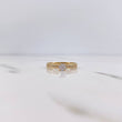Anillo Solitario Churumbela 1.95gr / T6 1/2 / Circones Blancos Oro Amarillo 18K $