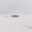Anillo Churumbela 2.15gr / T7 1/4 / Circones Blancos Oro Amarillo 18K $