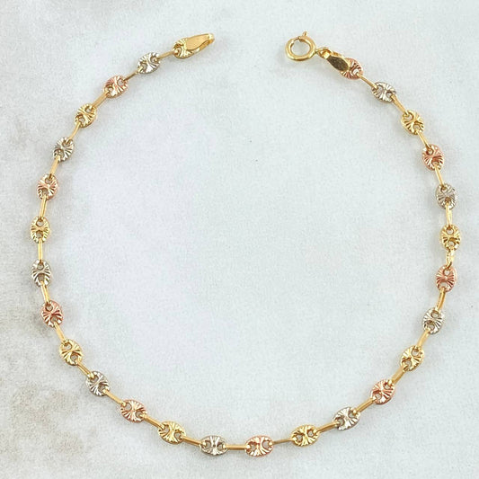 Pulso GC 2.3gr / 20cm-Tres Oros 18K ©
