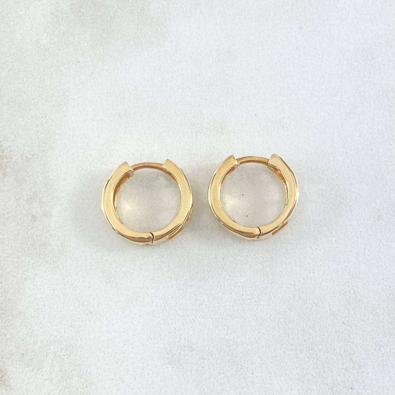 Candongas Mela 3.25gr / 1.3cm / Oro Amarillo 18K