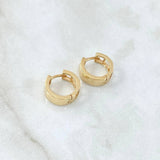 Candongas Mela 3.45gr / 1.3cm / Oro Amarillo 18K ©