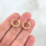 Candongas Mela 3.45gr / 1.3cm / Oro Amarillo 18K ©