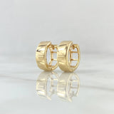 Candongas Mela 3.45gr / 1.3cm / Oro Amarillo 18K ©