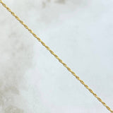 Cadena Lazo 1.15gr / 60cm / 1.3mm Oro Amarillo +3 18K