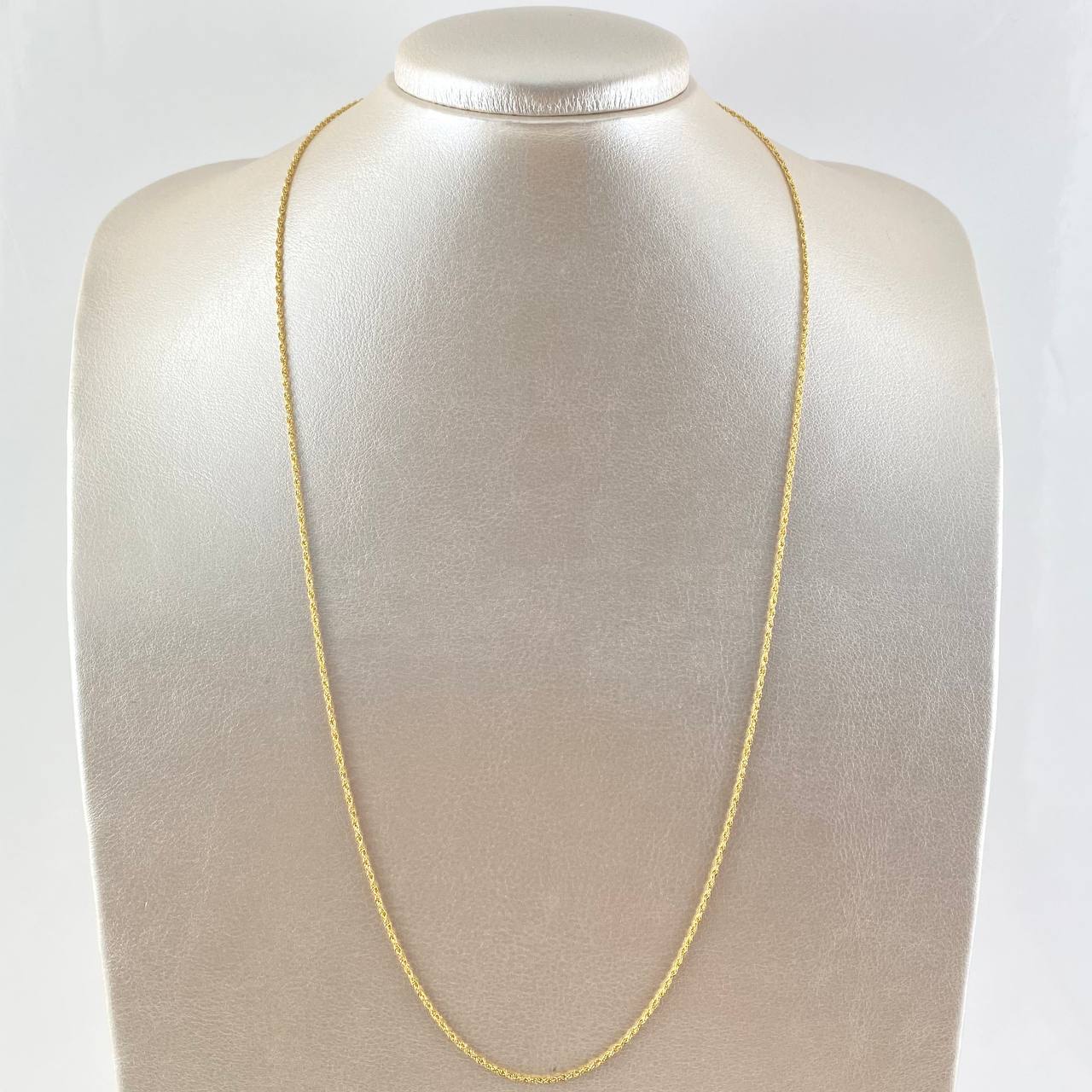 Cadena Lazo 1.15gr / 60cm / 1.3mm Oro Amarillo +3 18K