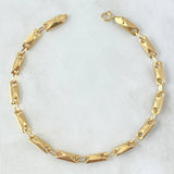 Pulso Adije Liso 3.55gr / 18.5cm / 4mm Oro Amarillo 18K