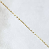 Set Aro Seguido Corazon Doble 2.35gr / 45cm / Resina - Gradual - Circones Blancos Oro Amarillo +4 18K ©