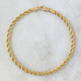 Pulso Lazo 3.1gr / 20cm / 3mm Oro Amarillo +3 18K *
