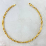 Pulso Cubano Reticulado 2.55gr / 20cm / 3mm Oro Amarillo +3 18K *