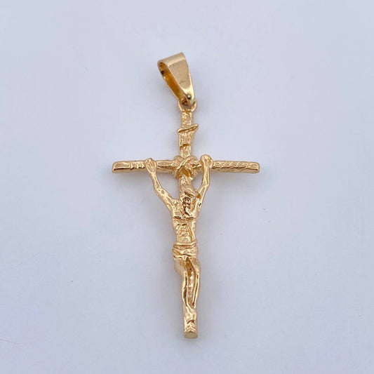 Dije Cruz Cristo 3.45gr / 4.4cm / Oro Amarillo 18K $