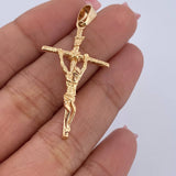 Dije Cruz Cristo 3.45gr / 4.4cm / Oro Amarillo 18K $