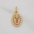 Dije Medalla Virgen Guadalupe 1.8g / 2.3cm Oro Amarillo 18K