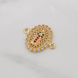 Herraje Virgen Guadalupe 1.9g / 1cm Oro Amarillo 18K