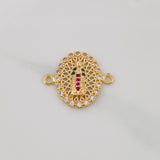 Herraje Virgen Guadalupe 1.9g / 1cm Oro Amarillo 18K