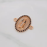 Herraje Virgen Guadalupe 1.45g / 1.7cm Oro Rosa 18K