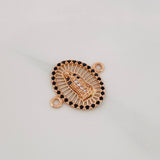 Herraje Virgen Guadalupe 1.45g / 1.7cm Oro Rosa 18K
