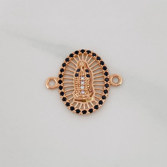 Herraje Virgen Guadalupe 1.45g / 1.7cm Oro Rosa 18K