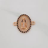 Herraje Virgen Guadalupe 1.45g / 1.7cm Oro Rosa 18K