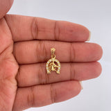 Dije Herradura De Caballo 1.1gr / 2.9cm-Oro Amarillo 18K &