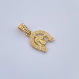 Dije Herradura De Caballo 1.1gr / 2.9cm-Oro Amarillo 18K &