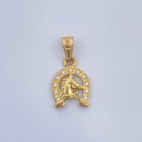 Dije Herradura De Caballo 1.1gr / 2.9cm-Oro Amarillo 18K &
